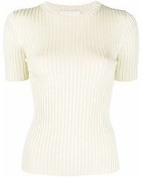 Nanushka - Fine-Knit T-Shirt - Lyst