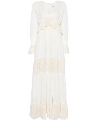 Raquel Diniz - Lorelai V-Neck Maxi Dress - Lyst