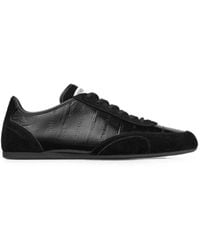 Jimmy Choo - Sunny Panelled Leather Sneakers - Lyst