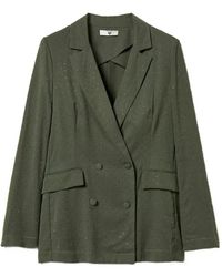 Twinset - Twill Blazer With Studs - Lyst