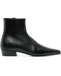 Saint Laurent - Romeo Calf-Leather Ankle Boots - Lyst