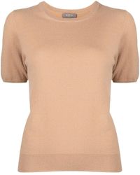 N.Peal Cashmere - Short-sleeved Cashmere Top - Lyst