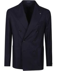 Tagliatore - Double-breasted Wool Jacket - Lyst