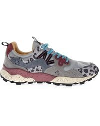 Flower Mountain - Yamano 3 Uni Leopard-Print Panelled Sneakers - Lyst