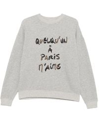 Ba&sh - Sweatshirt mit Slogan-Print - Lyst