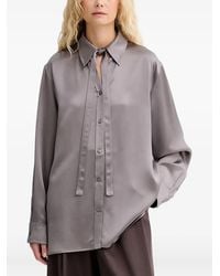 Isabelle Blanche - Tie-Detail Shirt - Lyst