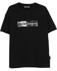 Palm Angels - Stamp Logo Short-Sleeve T-Shirt - Lyst