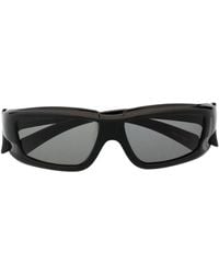 Rick Owens - Lunettes De Soleil À Monture Rectangulaire - Lyst