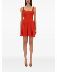 STAUD - Geplooide Mini-Jurk - Lyst