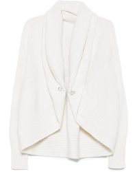 Alberta Ferretti - Vest Met Sjaalkraag - Lyst