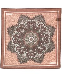 Tagliatore - Einstecktuch Mit Medaillon-Print - Lyst