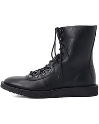 Yohji Yamamoto - Lace-Up Leather Boots - Lyst