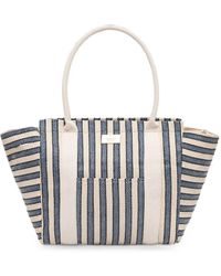 Morgan - Borsa Tote A Righe - Lyst