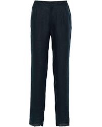 Kiton - Linen Tapered Trousers - Lyst
