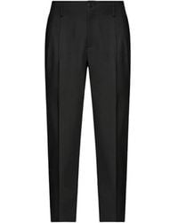 John Richmond - Pressed-Crease Tailored Trousers - Lyst