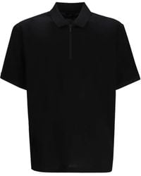 ARMANI EXCHANGE - Poloshirt Met Halve Rits - Lyst