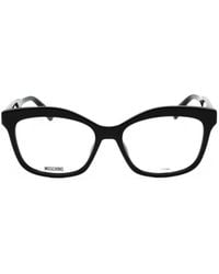Moschino - Rectangle-Frame Glasses - Lyst