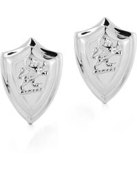 Mateo - Lion Shield Cufflinks - Lyst