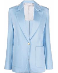 Palm Angels - Side-Stripe Buttoned Blazer - Lyst
