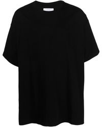 Facetasm - Stripe-detail Short-sleeved T-shirt - Lyst