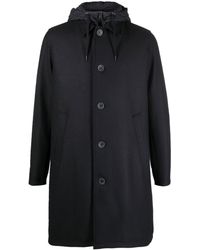 Herno - Long-sleeve Button-up Coat - Lyst