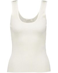Zimmermann - Ribbed Tank Top - Lyst