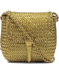 Dragon Diffusion - Mini City Woven Leather Shoulder Bag - Lyst