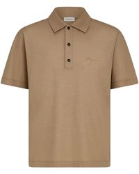 Ferragamo - Polo Con Logo De Algodón - Lyst
