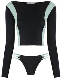 Brigitte Bardot Bikini Met Lange Mouwen - Meerkleurig