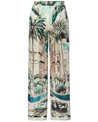 Philipp Plein - Silk Trousers - Lyst