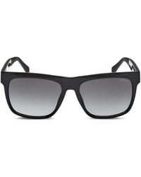 GUESS EYEWEAR - Logo-Plaque Rectangle-Frame Sunglasses - Lyst