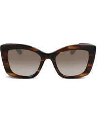 KARL LAGERFELD - Tortoiseshell-Effect Square-Frame Sunglasses - Lyst
