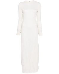 TOTEME - Robe En Maille Froissée À Manches Longues - Lyst