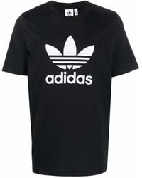 adidas - T-Shirt À Logo Trefoil Imprimé - Lyst