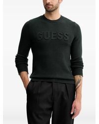 Guess - Logo Crew-Neck Sweater - Lyst