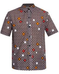 MM6 by Maison Margiela - Floral-Print Short-Sleeve Shirt - Lyst