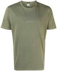 C.P. Company - Logo-print Short-sleeved T-shirt - Lyst