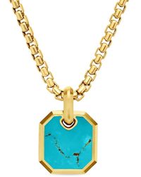 David Yurman - 18Kt Roman Amulet (15Mm) - Lyst