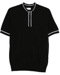 Paolo Pecora - Zip-Detail Short-Sleeve T-Shirt - Lyst