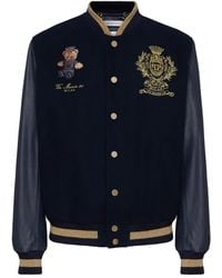 Philipp Plein - Teddy Doorman Embroidered-Bear Jacket - Lyst