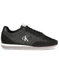 Calvin Klein - Logo-Patch Panelled Sneakers - Lyst