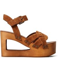 Twinset - Woven Platform Sandals - Lyst