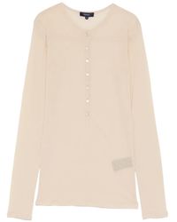Soeur - Haut Boutonné Isabella À Manches Longues - Lyst