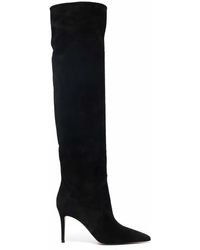 SCAROSSO - Kniehohe Stiefel Mit Spitzer Kappe - Lyst