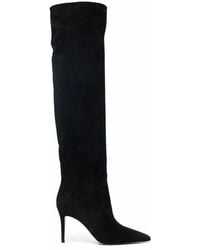 SCAROSSO - X Brian Atwood Carra Suede Boots - Lyst