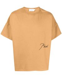 Rhude - Reverse Logo T-shirt - Lyst