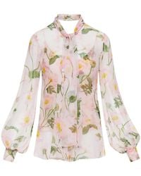 Oscar de la Renta - Zijden Blouse - Lyst