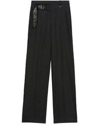 Isabel Marant - Broek Met Metallic Detail En Krijtstreep - Lyst