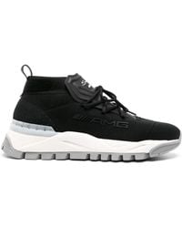 Santoni - X Amg Elasticated-Panel Sneakers - Lyst