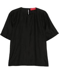 Thelatest - Dean Short-Sleeve Blouse - Lyst